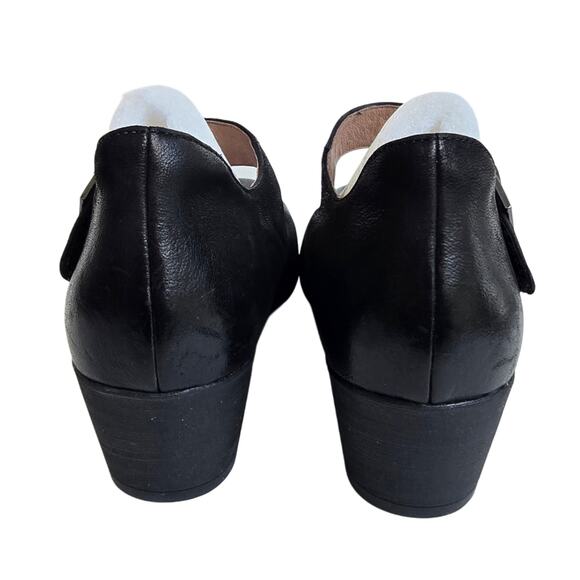 Dansko Mary Jane Black Leather Roxanne Size EU38 US 7.5-8 Heel Buckle Comfort - Picture 3 of 11